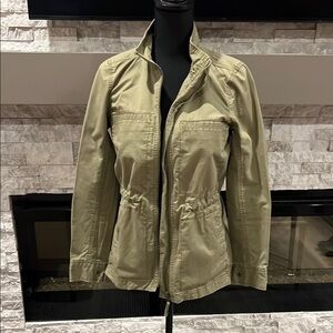 J Crew military green utility jacket size XS